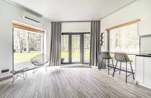 Lapmezciems Parish Cabin | Cozy Hexagon Tiny House