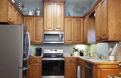 Dripping Springs Cottage | Cozy hilltop guesthouse at Barkspin Oaks Ranch. Beautiful views!