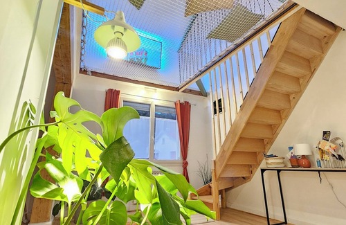Pompey House | Cozy house 10min from Nancy with hanging net for up to 6 people.