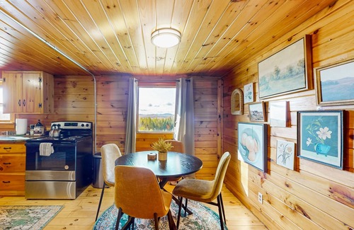 Barton House | Cozy house w/mountain views, large yard, firepit, wifi, jetted tub, TV, EV