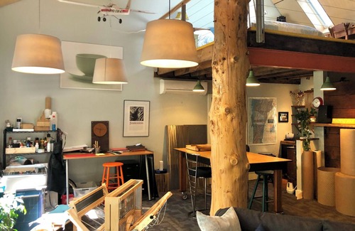 Manchester Center Apartment | Cozy In Town Manchester Studio w/Loft Bedroom.