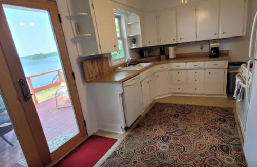 Sturgeon Lake House | Cozy lake cabin with the best view on the lake! Pet friendly!