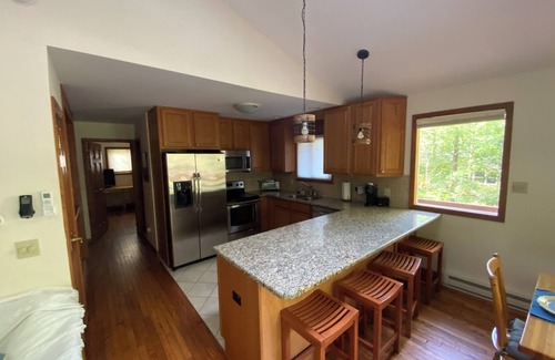 Pocono Pines House | Cozy Lake Naomi Vacation Home with Hot Tub.