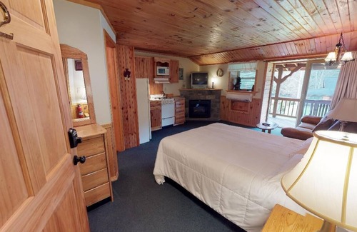 Gaines Cabin | Cozy lodge near PA Grand Canyon & Cherry Springs fitness room, AC, WiFi