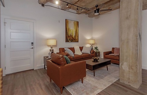 Downtown Apartment | Cozy loft apartment in historic Hotel Angelina in downtown Lufkin, TX.