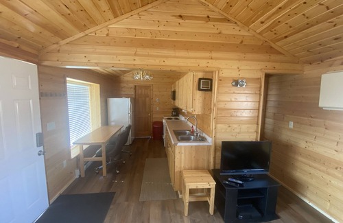 Grassy Butte Cabin | Cozy Log Cabin on Edge of North Dakota Badlands