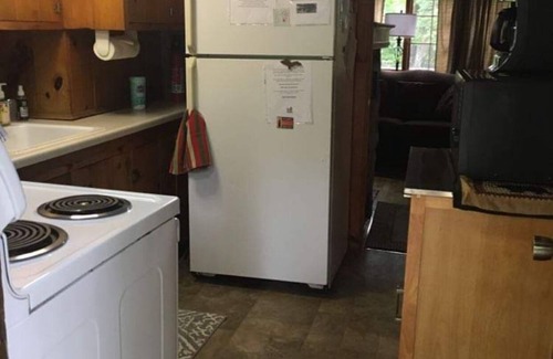 Chassell Cabin | Cozy Log Cabin Rental