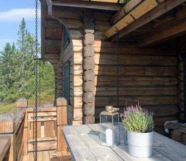 Loten Municipality House | Cozy Log Cabin With A View Over Hedmarken