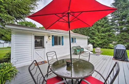 Milford House | Cozy Milford Cottage on Half Acre w Deck & Grill