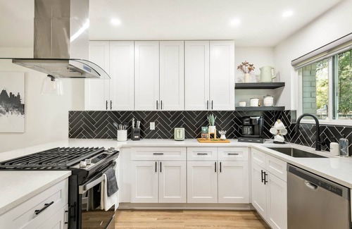Forest North Estates House | Cozy & Modern Home with King Beds, Fenced Yard, Fast Wi-Fi