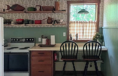 Brixey Cottage | Cozy river retreat with scenic view. Close to outfitters for floating & fishing!