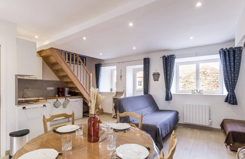 Cosqueville Cottage | Cozy Seaside Cottage with Private Courtyard, Near Beach, Bikes Included