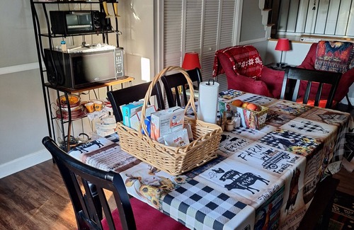Hopewell Apartment | Cozy Suburban Nest Guest Suite separate from main home with hottub