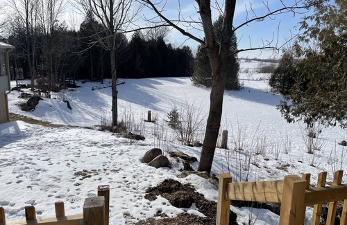 Markdale Cottage | Cozy Timberwood cottage on 75 acres of privacy.