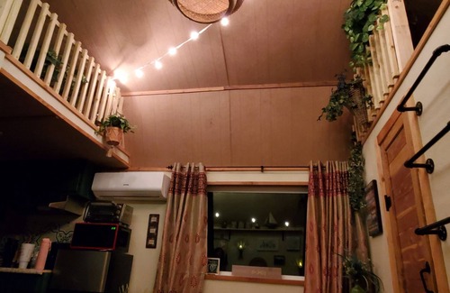 Mead Cabin | Cozy tiny cabin nested in the trees in a lake community, peaceful countryside.