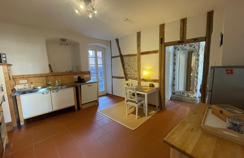 Angelbachtal Apartment | Cozy vacation apartment with private entrance in a listed building from 1796