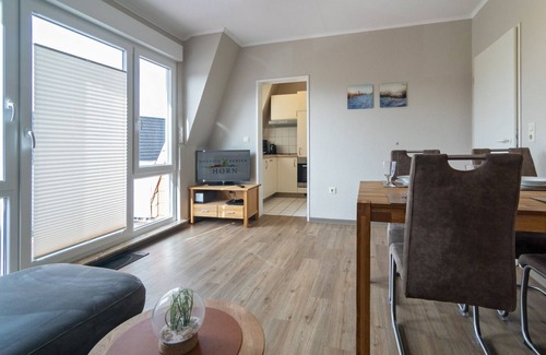 Westeraccumersiel Apartment | Cozy vacation apartment Franziska with balcony and close to the beach in Dornumersiel