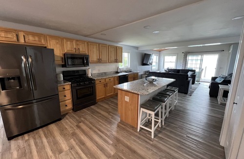 Bass Lake House | Cozy water front lake house with lake views of Bass Lake from almost every room!