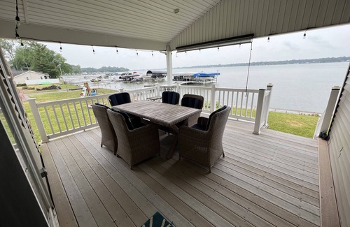 Bass Lake House | Cozy water front lake house with lake views of Bass Lake from almost every room!