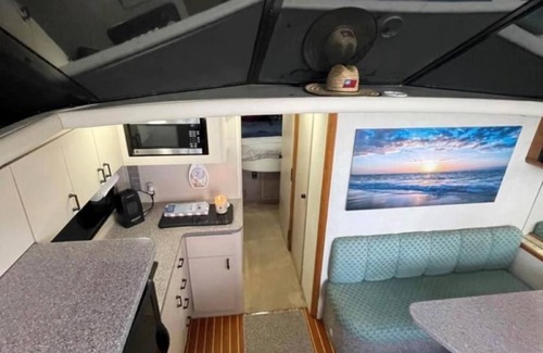 Old Saybrook Boat Rental | Cozy Yacht with Marina Views