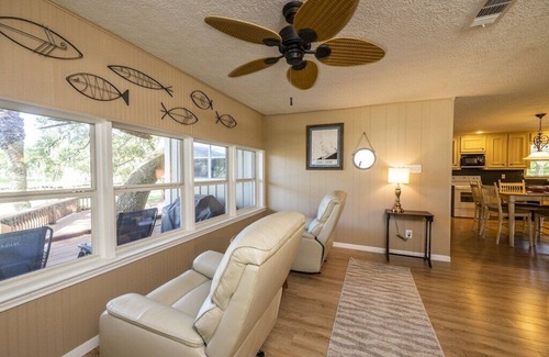 Cedar Lane House | Creekfront Home w/Boat Lift & Fishing Pier