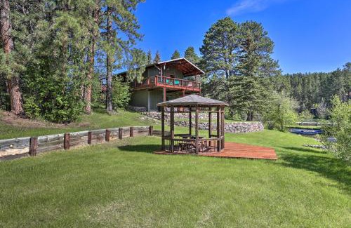 Rimrock House | Creekside Rapid City Cabin with Deck on 30 Acres!
