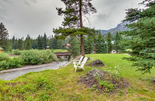 Silver Gate House | Creekside Silver Gate Getaway with Fireplace!