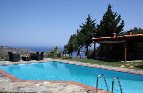 Milatos Villa | Crete-Lassithi- Seaside village Milatos villa up to 15 people, swimming pool