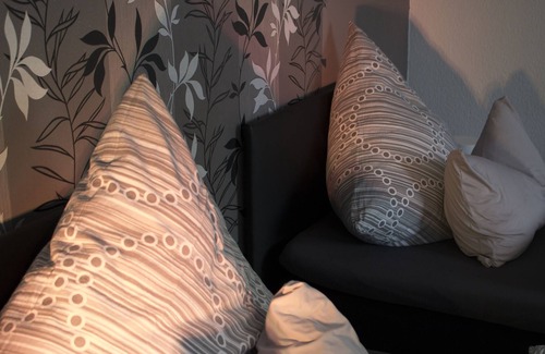 Sud Apartment | Cute, stylish attic apartment with box spring beds