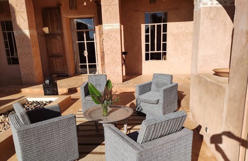 Ghazoua Villa | DAR MAHA beautiful casbah style villa with swimming pool 15 x 5 M and petanque court -12p