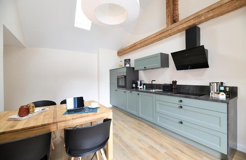 Heppenheim Apartment | Das schiefe Haus Wohnung Odenwald