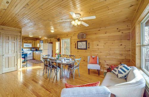Purlear House | Deck and Views Blue Ridge Mountain Cabin