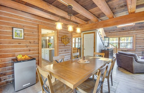 Lansing House | Deck & Game Room: Finger Lakes Family Retreat