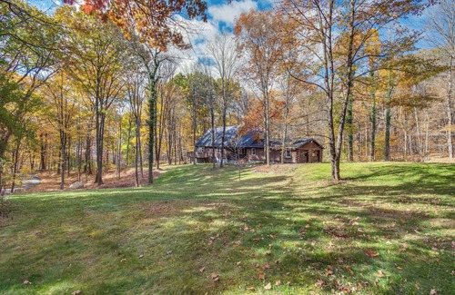 Lansing House | Deck & Game Room: Finger Lakes Family Retreat