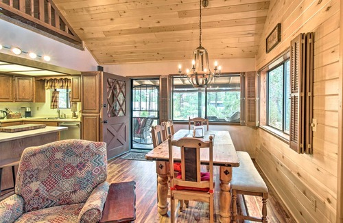 Overgaard Cabin | Deck, Porch & Grill: Heber-Overgaard Getaway!