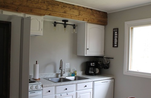Johannesburg Cabin | Deer-View Cabin - Remodeled Cabin with Spacious Yard and Cozy Living