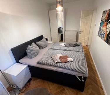 Giebichenstein Apartment | Deluxe Apartments mit Arbeitsplatz im Denkmalhaus, beste und ruhige zentrale Lage von Halle Saale WE1