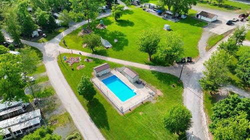 Mifflinburg House | Deluxe Cabin6 Within Campground