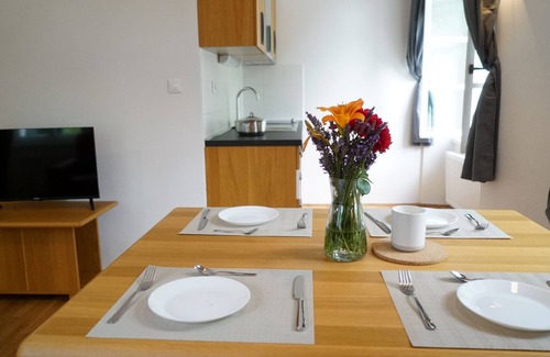 Kozarisce Apartment | Deluxe One-Bedroom Apartment with Castle View