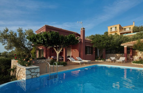 Kavallos Villa | Deluxe Villa With Private Pool - with Panoramic View, Art Blue Villas