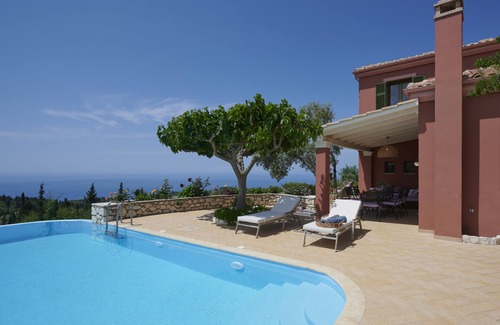 Kavallos Villa | Deluxe Villa With Private Pool - with Panoramic View, Art Blue Villas