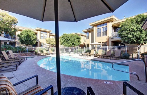 Desert View Village Condo | Desert Oasis with two master suites (KINGS) - pool view
