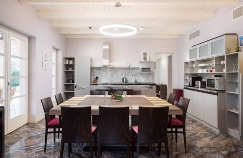 Rezanci Villa | Design Villa Terra* with 48m² pool, hot tub, golf court, fitness & spa house
