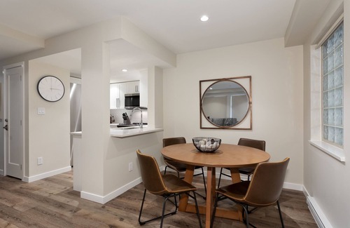 Village North Hotel | Designer Condo close to lifts. Large pool & hot tub, free wifi & secure parking