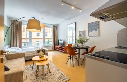 Nusle Apartment | Designer Prague Studio in a Vibrant Neighborhood