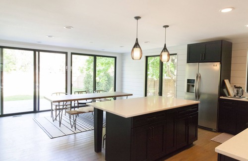 Bellport House | Designer retreat with pool in Bellport Village