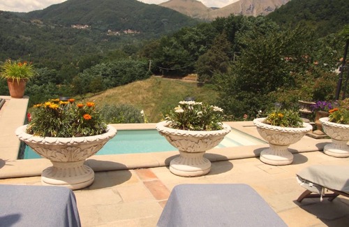 Guzzano-pieve di Controne Villa | Detached Stone House with Private Plunge Pool and Wonderful Views
