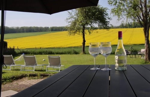 Blaufelden House | Detached country house Paco with 2100sqm fenced plot, fireplace, sauna and visit the alpaca farm in the neighborhood