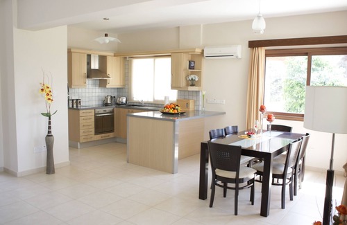 Pissouri Villa | Dionysos Villa .Spacious luxury three bedroom villa with private big pool.