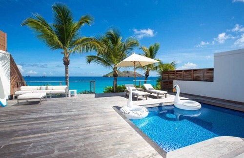 Anse des Flamands House | Direct Beach Access & Pool at Villa GANESHA!